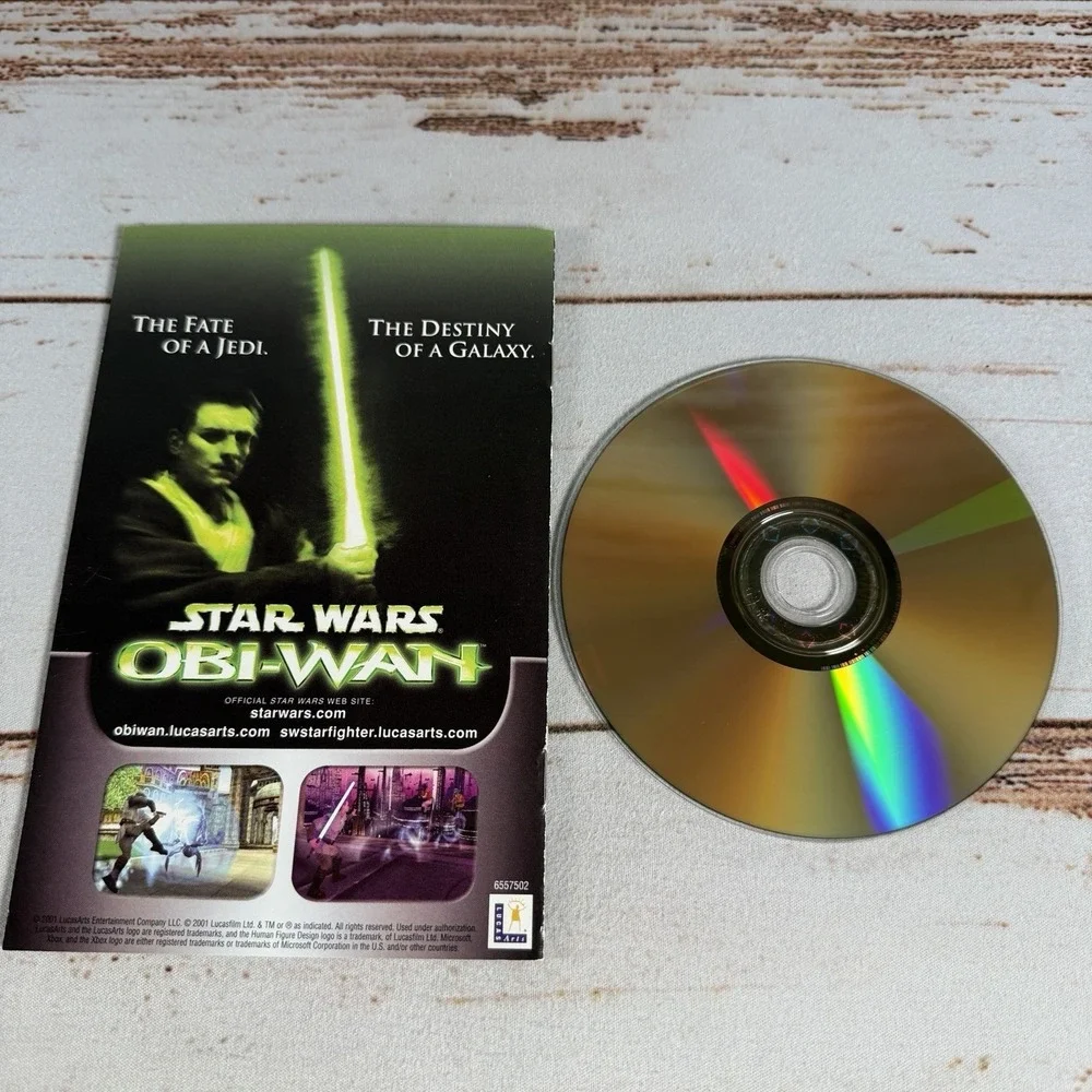 Star Wars Starfighter Special Edition Xbox Game Disc Manual Only Tested